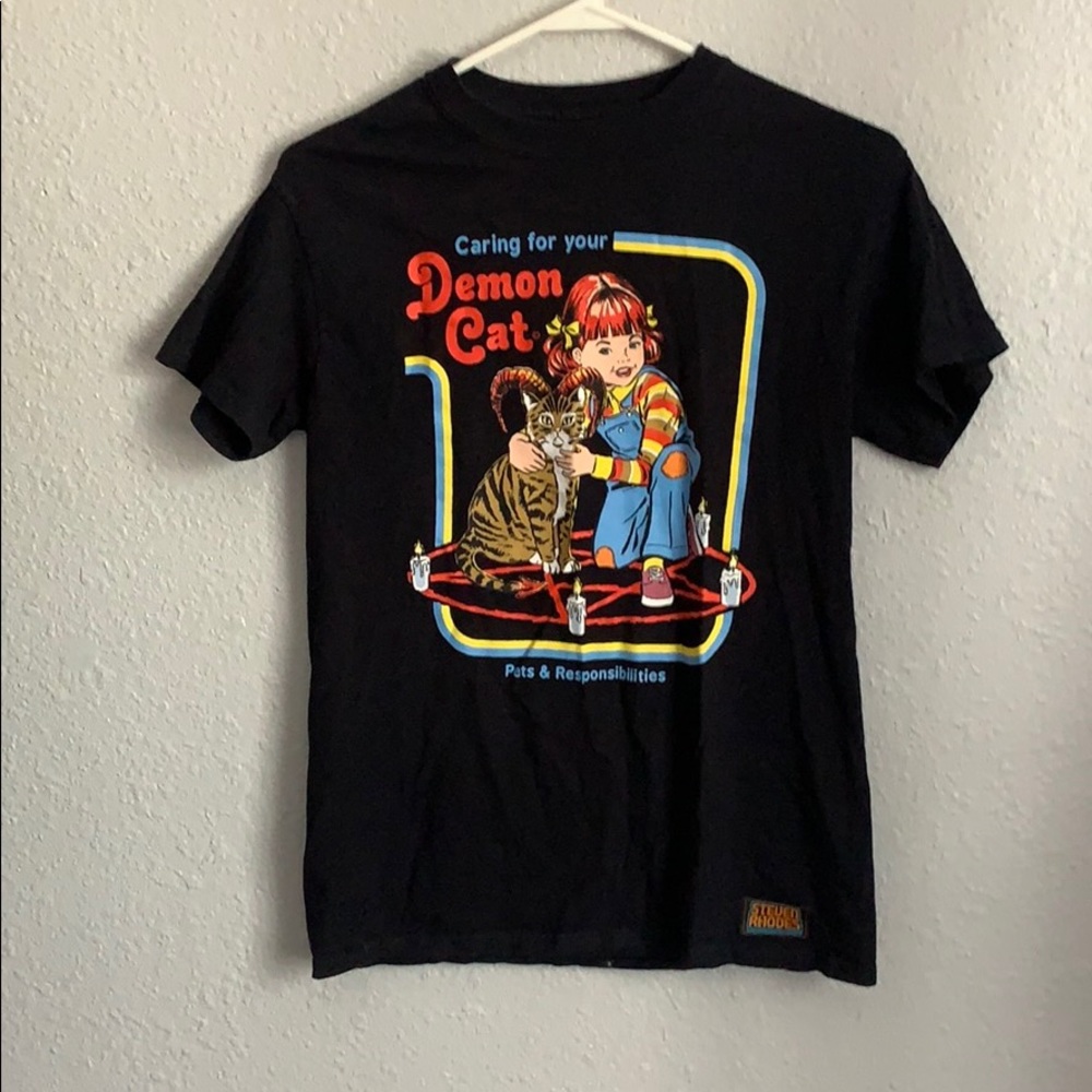 Demon cat tee
